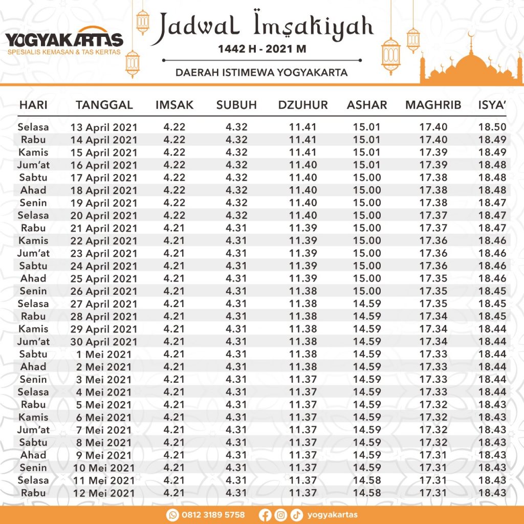 jadwal imsakiyah